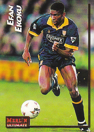 Efan Ekoku Wimbledon 1995/96 Merlin Ultimate #237